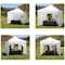 Impact Canopy Market Canopy Kit 10 FT x 10 FT, with Roller Bag, 400D Top White 040120001 - alternate 2